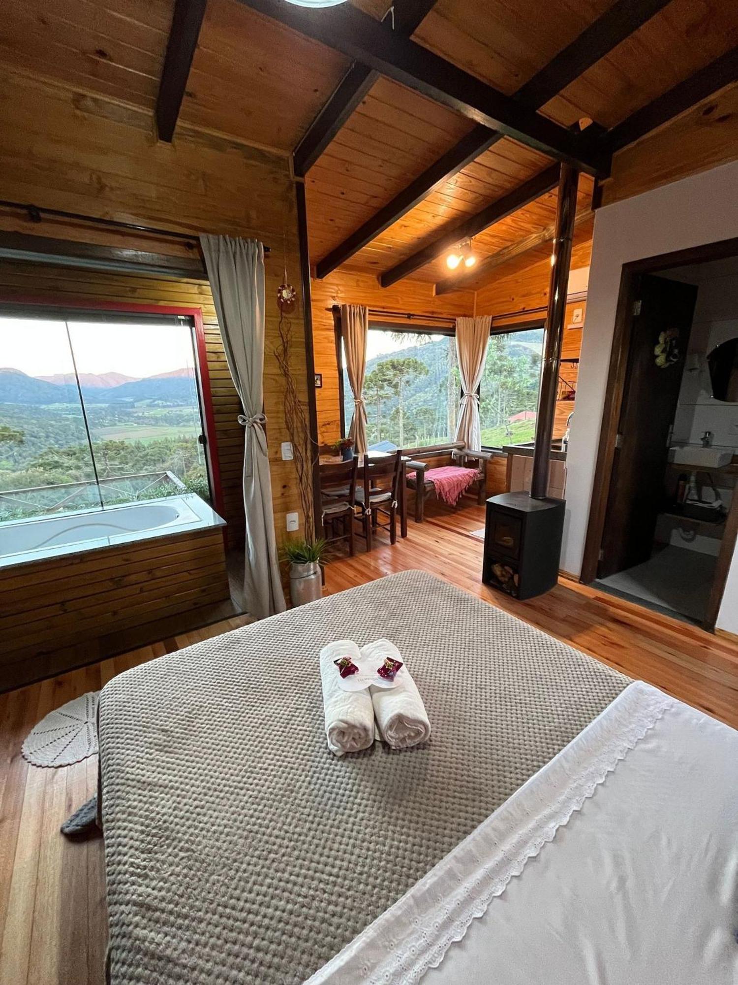 Chales Solar Da Montanha Urubici - Com Hidromassagem Eksteriør bilde
